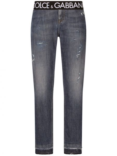 Slank stretch jeans Dolce & Gabbana blå