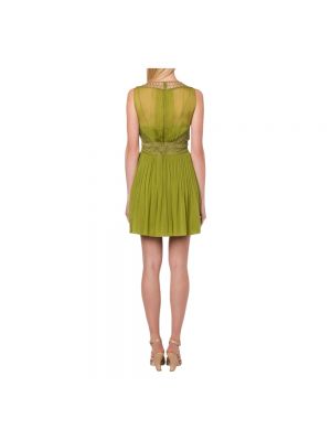 Mini vestido Alberta Ferretti verde
