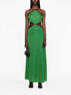 Dlouhé šaty Oseree zelené