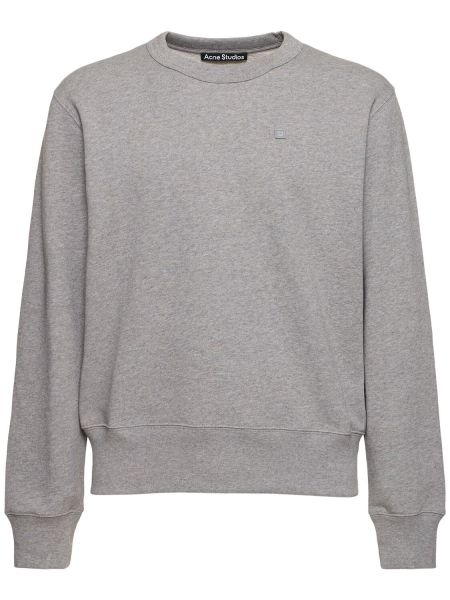 Sweatshirt med rund hals Acne Studios grå