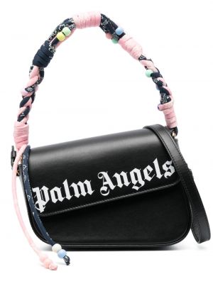 Чанта за ръка с принт Palm Angels черно