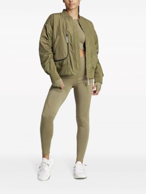 Blouson bomber à imprimé Adidas By Stella Mccartney vert