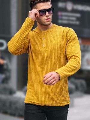 Priliehavý sveter Madmext žltá