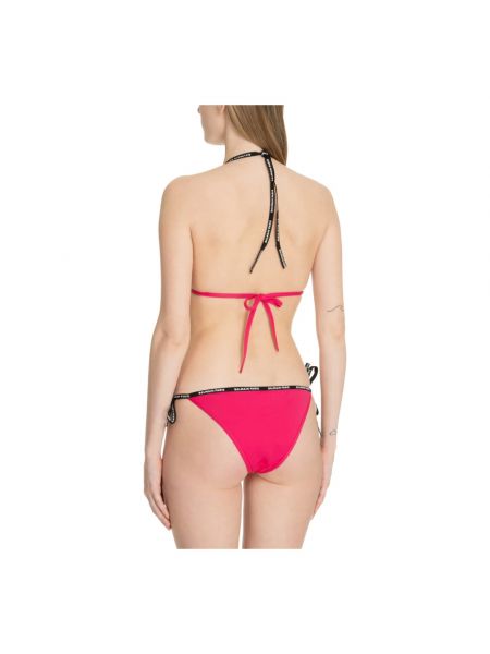 Bikini con cordones Balmain rosa