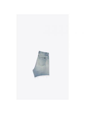 Jeans shorts Saint Laurent blau