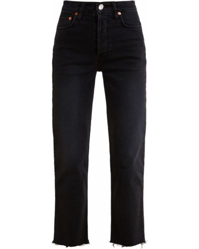 Укороченные джинсы Re/done, черные