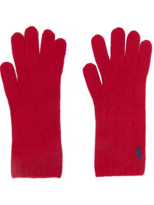 Rokavice Polo Ralph Lauren rdeča
