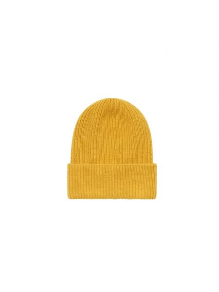 Gorro de lana Moncler amarillo