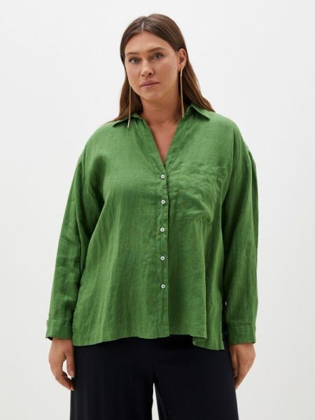 Рубашка United Colors Of Benetton зеленая