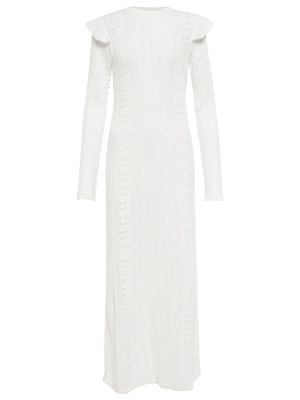 Шерстяное платье миди Chloã©, белый
