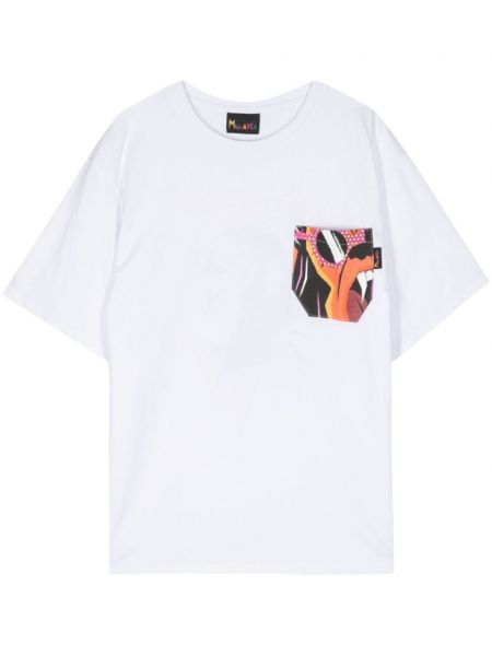 Koszulka bawełniana Mauna Kea biała