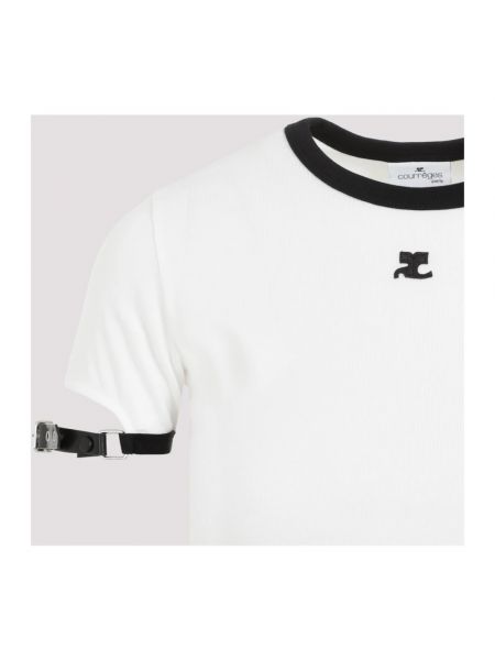 Camiseta de algodón Courrèges