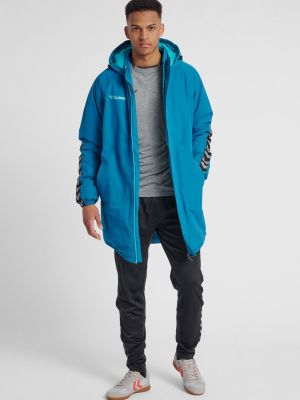 Зимнее пальто Hummel синее