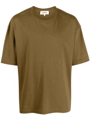 T-shirt en coton avec manches courtes Ymc vert