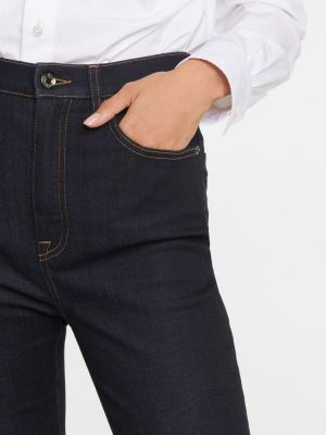 Skinny fit džínsy s vysokým pásom Dolce&gabbana modrá