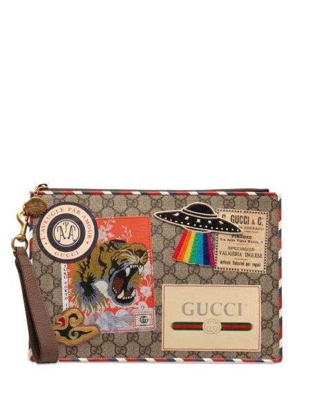 Clutch somiņa Gucci Pre-owned brūns