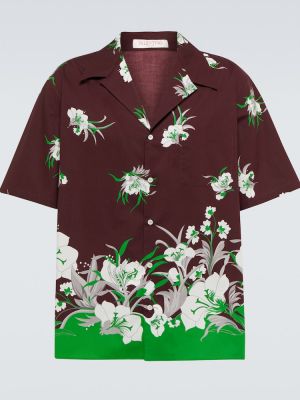Kokvilnas krekls ar ziediem Valentino