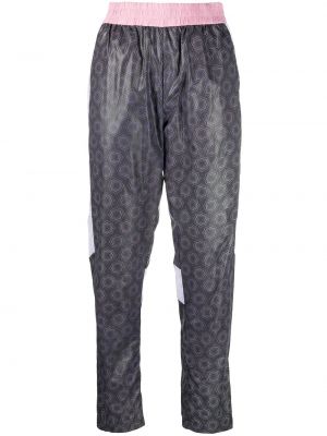 Pantalones de chándal con estampado con estampado abstracto John Richmond gris