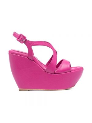 Chaussures de ville à talons compensés Paloma Barceló rose