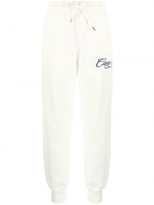 Αθλητικό παντελόνι με κέντημα Casablanca λευκό