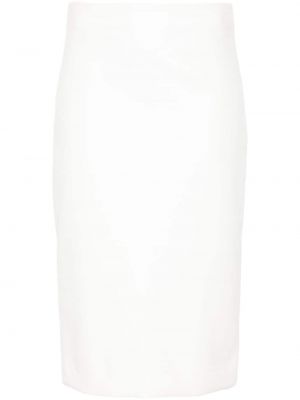 Δερμάτινη φούστα Lardini λευκό