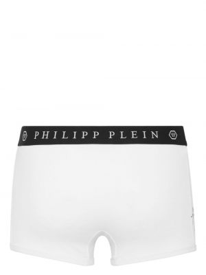Slips à imprimé Philipp Plein blanc