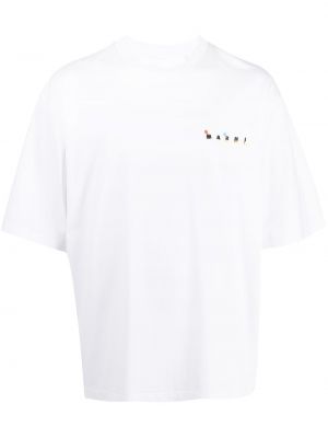 Camiseta con estampado Marni blanco