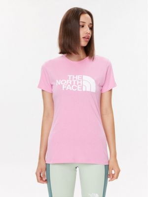 Priliehavé tričko The North Face ružová