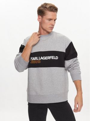 Sweatshirt Karl Lagerfeld Jeans grau
