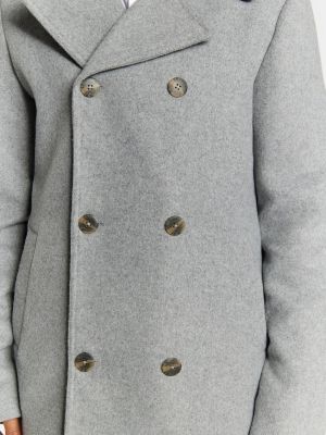 Krátký kabát Dreimaster Klassik sivá