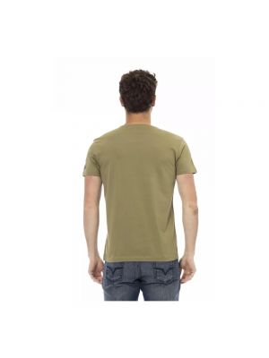 Camiseta de algodón Trussardi verde