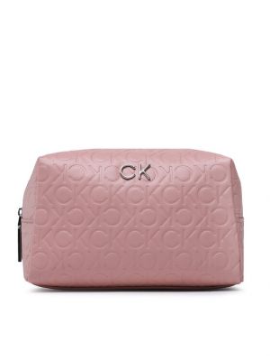 Kozmetička torbica Calvin Klein ružičasta