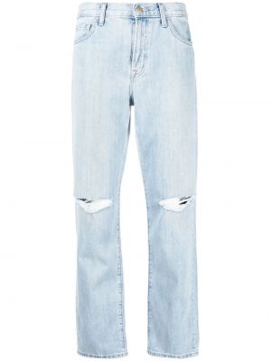 Høy midje straight jeans J Brand blå