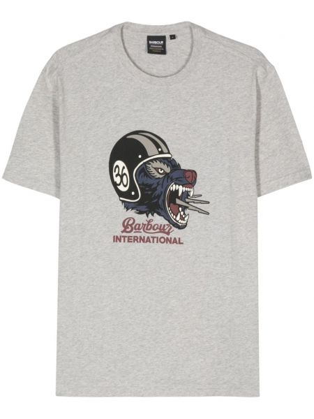 T-shirt Barbour International grå