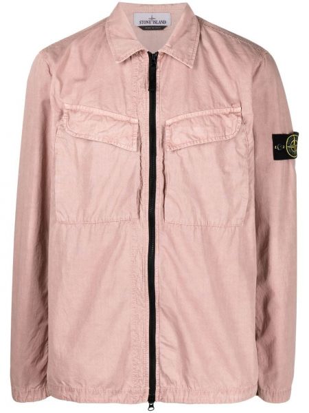 Lett jakke Stone Island rosa