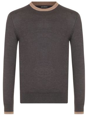 Коричневый шерстяной свитер Windsor