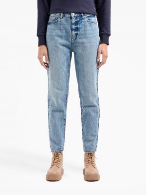 Jeans slim avec applique Armani Exchange bleu