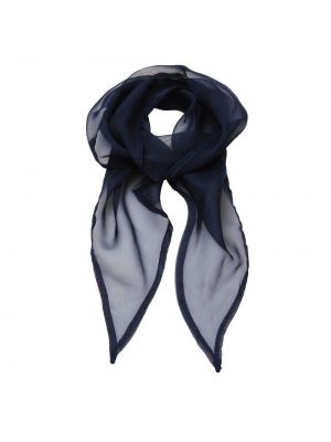 Шифоновый шарф в деловом стиле Premier синий