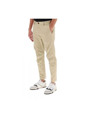 Pantalones chinos slim fit Dsquared2 beige