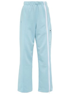 Relaxed спортни панталони Adidas By Stella Mccartney синьо