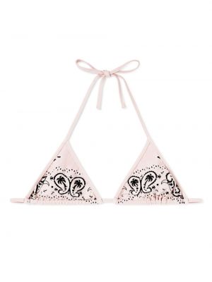 Paisley mintás bikini nyomtatás Palm Angels rózsaszín