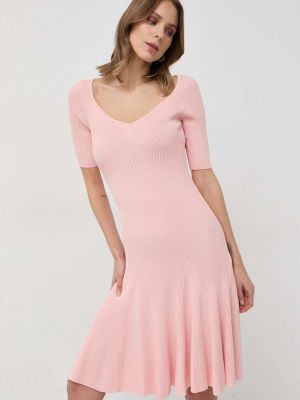 Sukienka mini Guess różowa