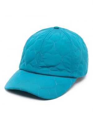 Cappello con visiera trapuntato Arte blu
