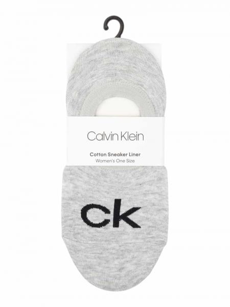 Stopki w kolorze melanż Calvin Klein szare