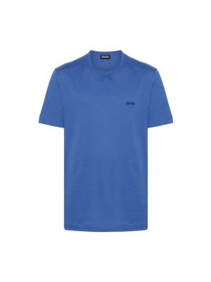 T-shirt Ermenegildo Zegna blau