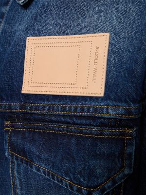 Bavlnená džínsová bunda A-cold-wall* modrá
