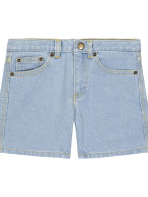 Denimshorts for piger Bonpoint blå