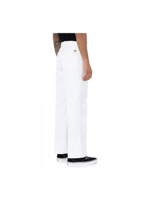 Pantalones rectos slim fit Dickies blanco