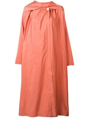 Palton cu glugă Issey Miyake Pre-owned roz