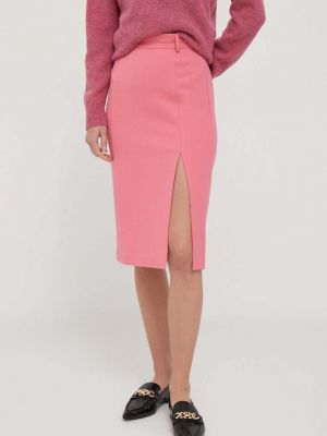 Midi suknja United Colors Of Benetton ružičasta